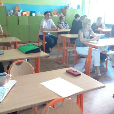 Spotkanie edukatora a Radą Pedagogiczna w Gimnajum nr 4 w Tarnowie